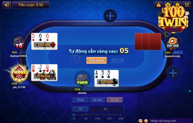 Những phòng chơi Liêng Iwin