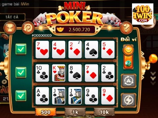 Hướng dẫn chơi poker Iwin không đánh nhiều hand