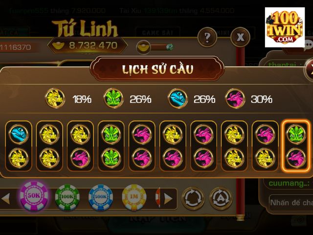 Nên quay chậm khi mới tham gia Tứ Linh iWin