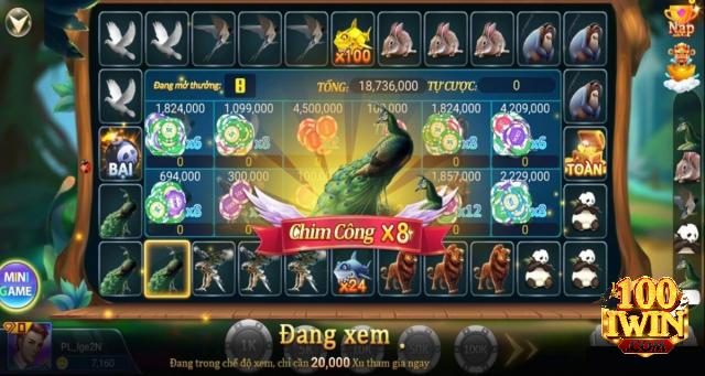 Tựa game Quay thú Iwin