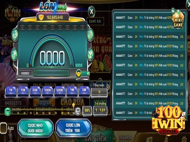 Cách chơi lớn nhỏ Iwin
